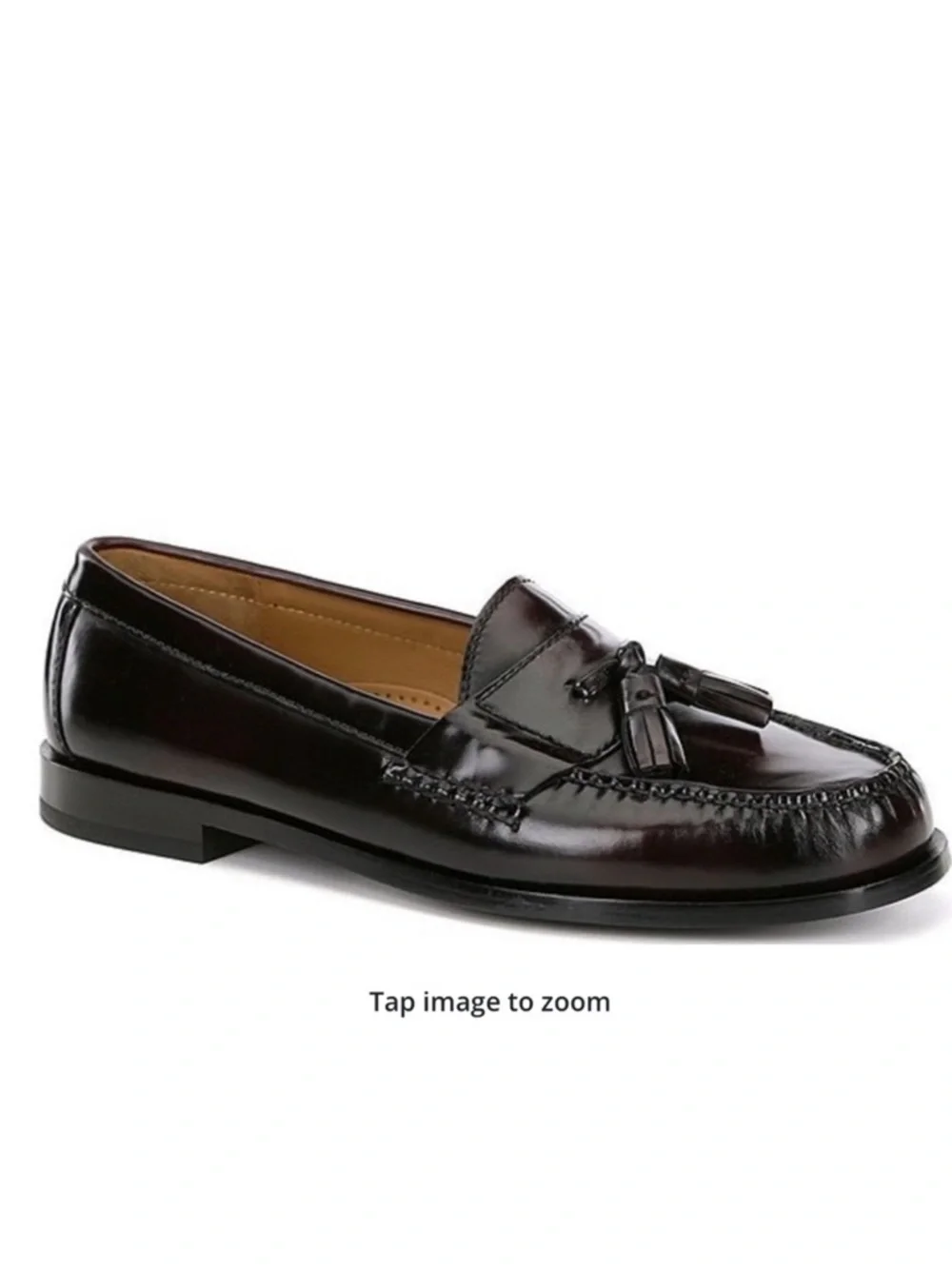 COLE HAAN Pinch Tassel Mens Loafers Size 10 D Black $135